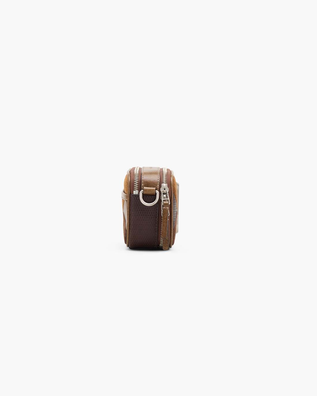 The Suede Patchwork Snapshot Brown Multi