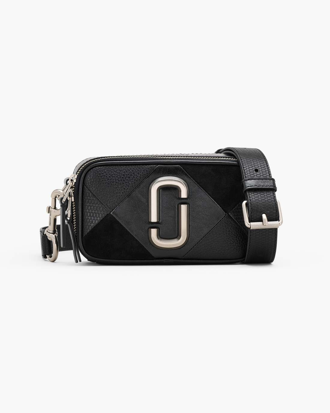 The Suede Patchwork Snapshot Black Multi
