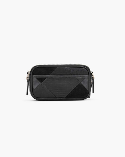 The Suede Patchwork Snapshot Black Multi