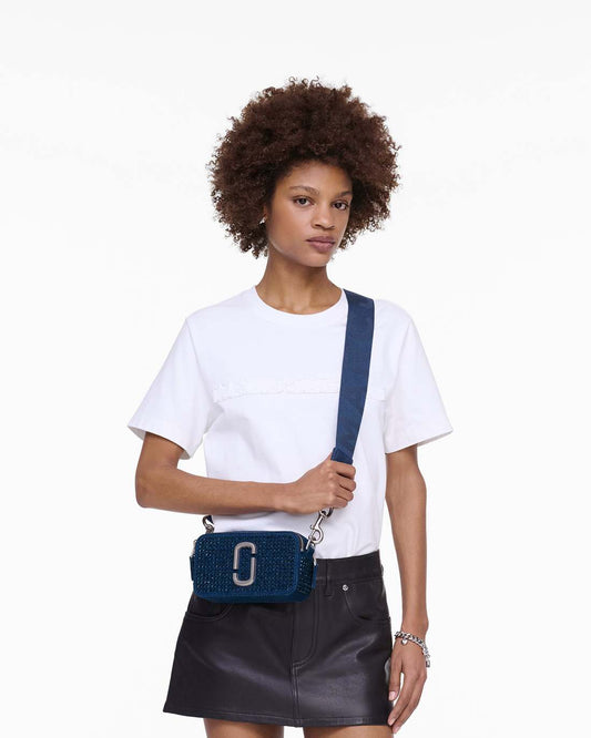 The Crystal Denim Snapshot Dark Wash Crystal