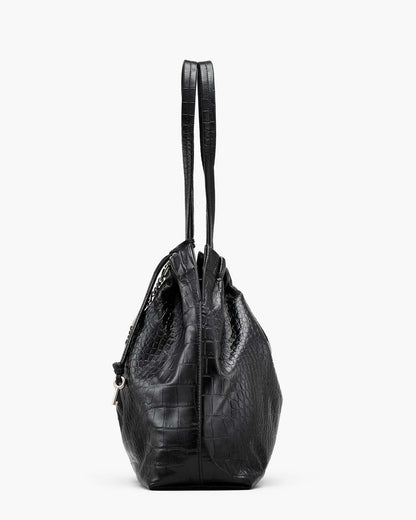 The Croc Cristina Tote Black