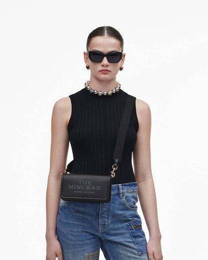 The Leather Mini Bag Black