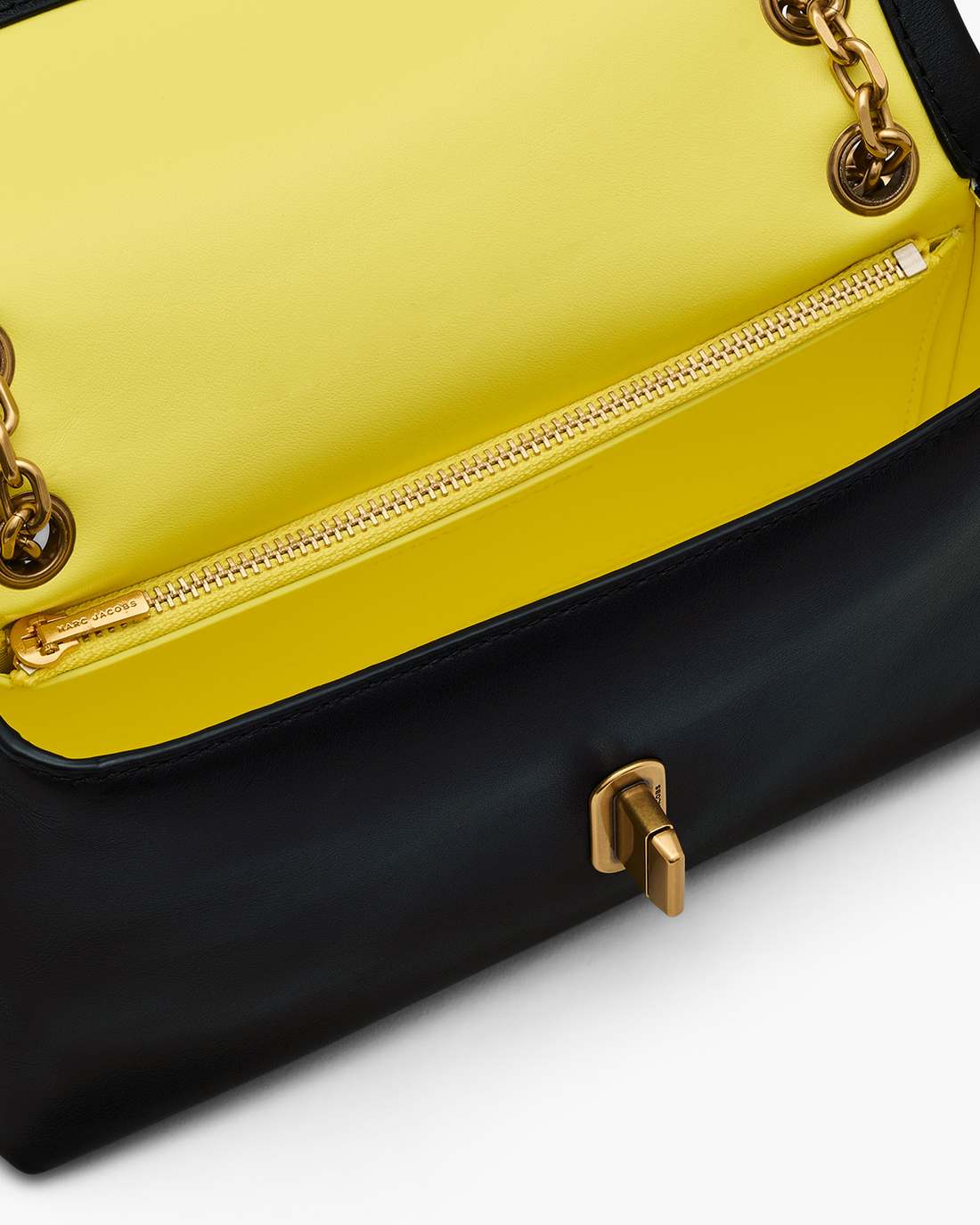 The Dual Chain Mini Bag Black