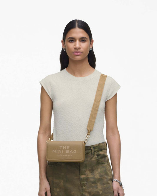 The Leather Mini Bag Camel