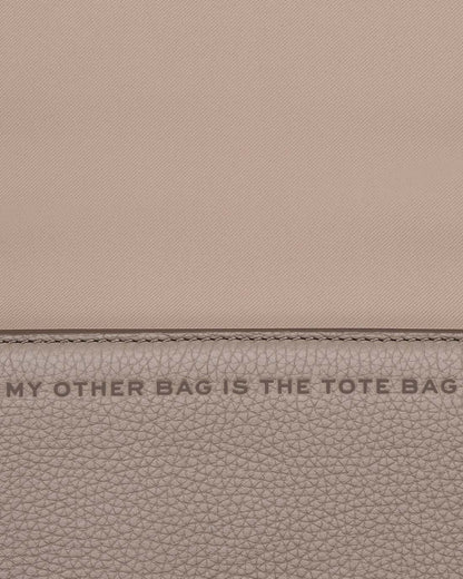 The Leather Mini Bag Cement