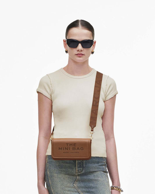 The Leather Mini Bag Argan Oil