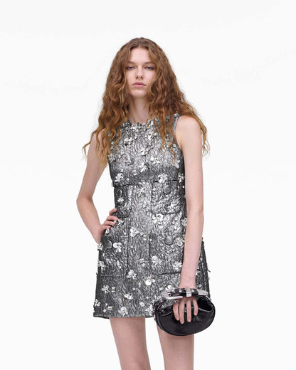 The Crinkle Patent Party Bag Black