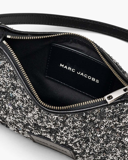 The Sequin Charm Shoulder Bag Silver