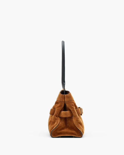 The Suede Dakota Satchel Copper