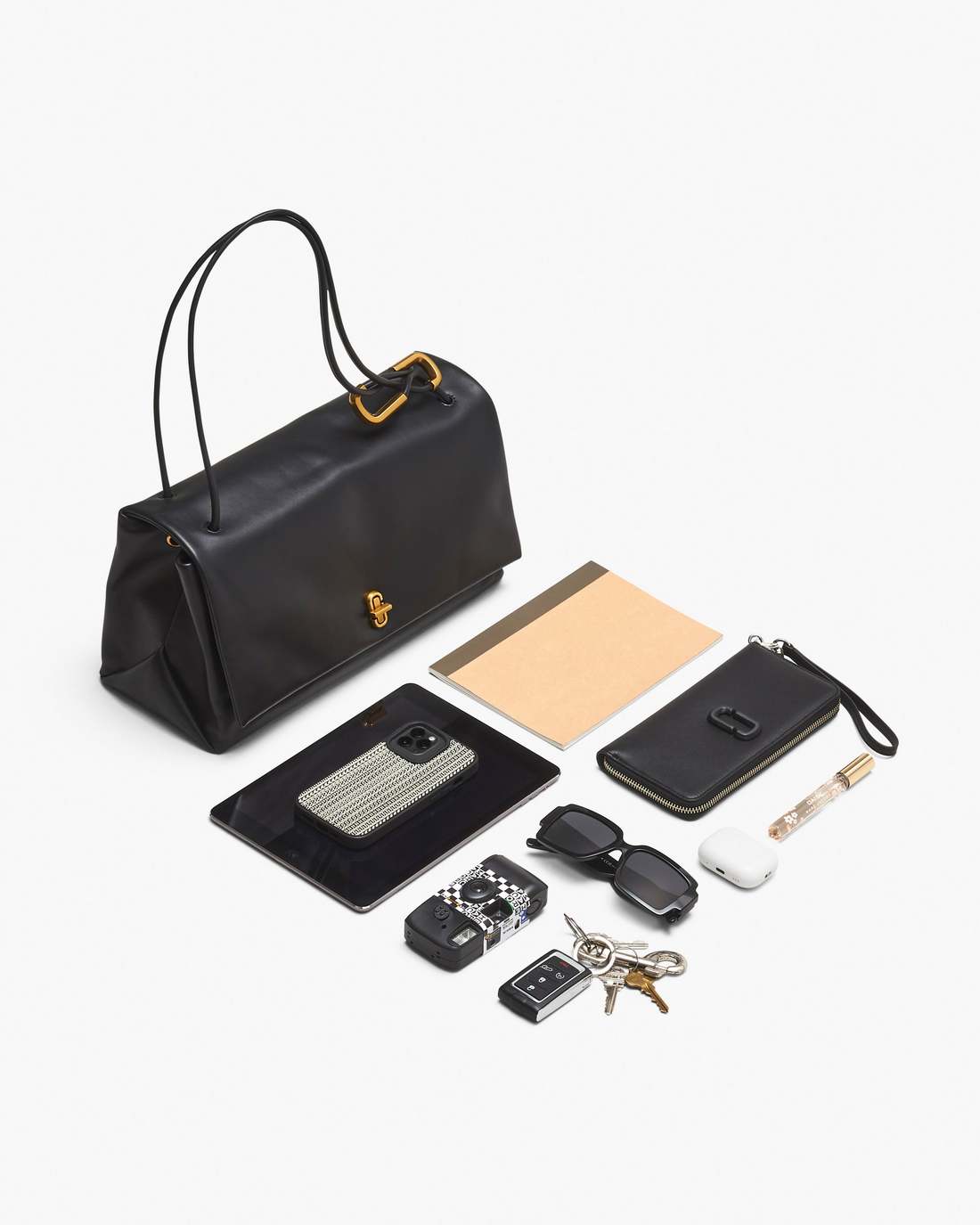 The Large Dual Bag Black