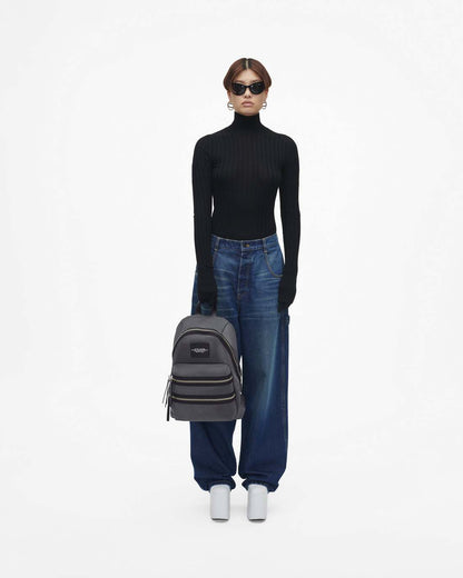 The Biker Nylon Large Backpack Dark Shadow