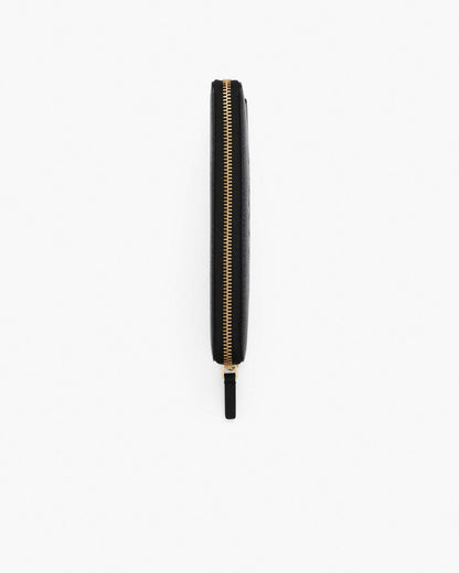 The Leather Continental Wallet Black