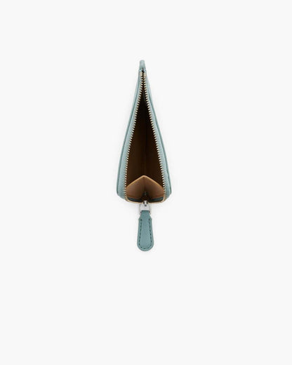The Everyday Top Zip Charm Wallet Sky Blue