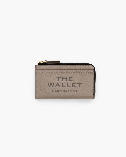 The Leather Top Zip Multi Wallet Cement