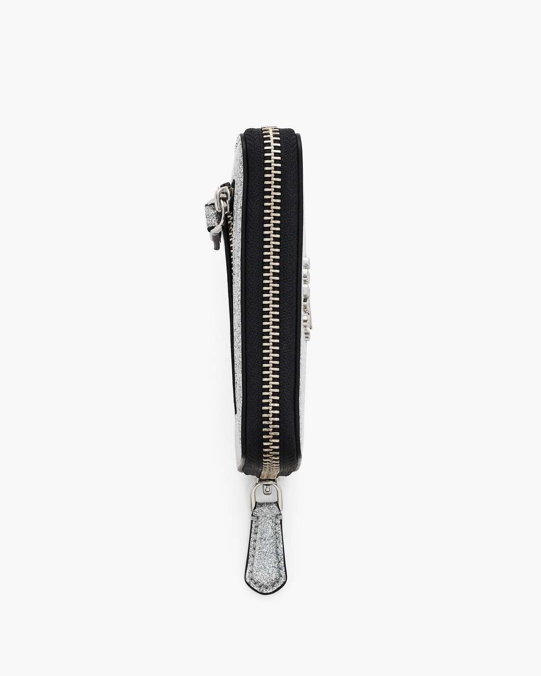 The Coated Glitter Everyday Slim Compact Wallet Silver