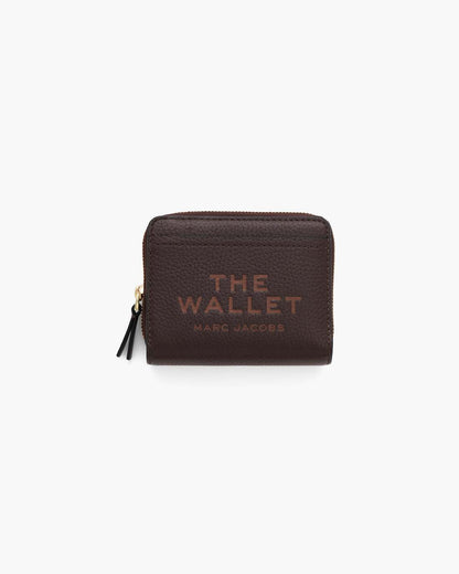 The Leather Mini Compact Wallet Ganache