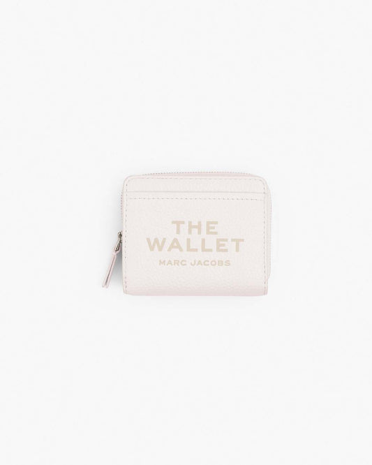 The Leather Mini Compact Wallet Cotton