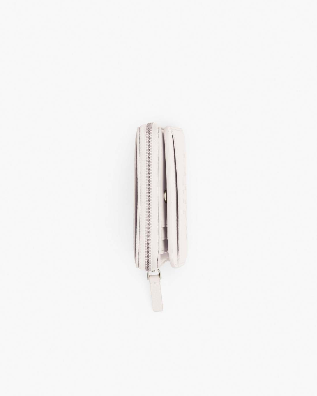 The Leather Mini Compact Wallet Cotton