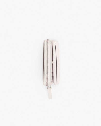 The Leather Mini Compact Wallet Cotton