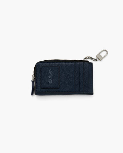 The Leather Top Zip Multi Wallet Blue Sea