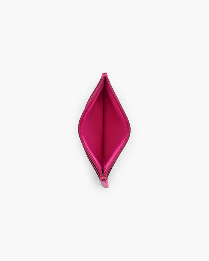 The Leather Card Case Raspberry Pink