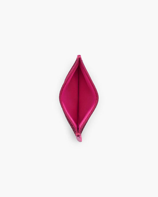 The Leather Card Case Raspberry Pink