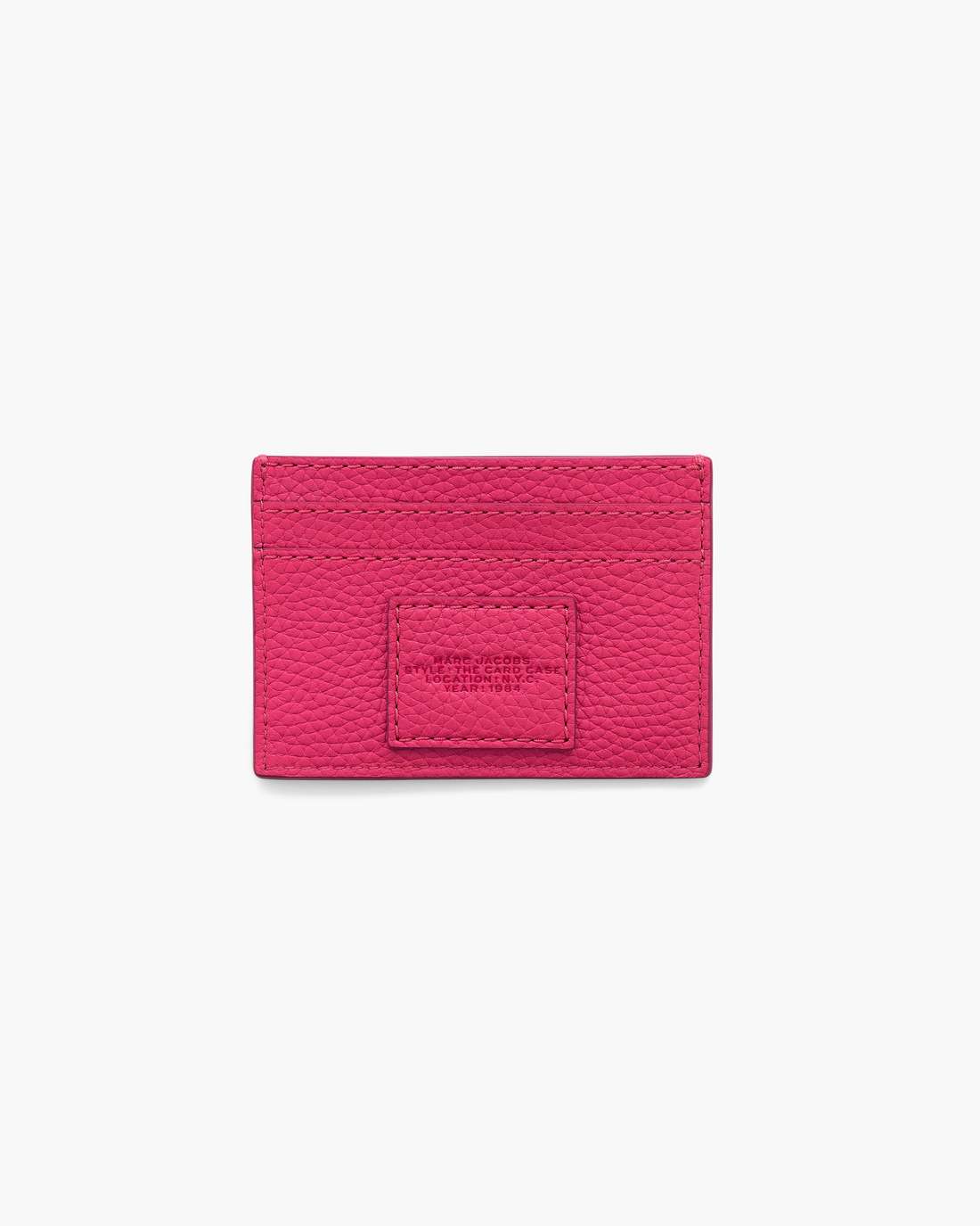 The Leather Card Case Raspberry Pink