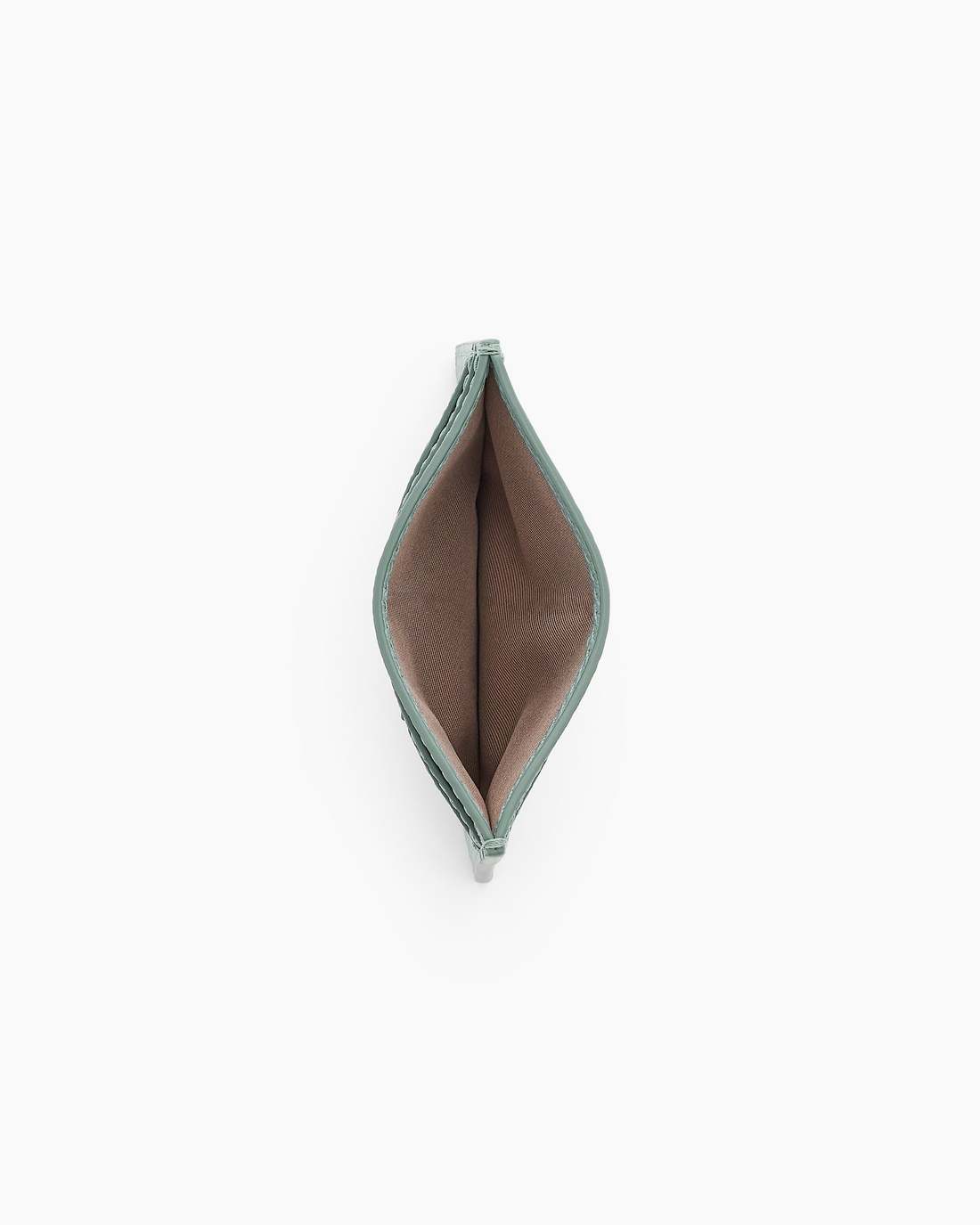 The Leather Card Case Sky Blue