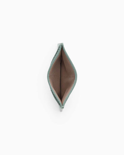 The Leather Card Case Sky Blue