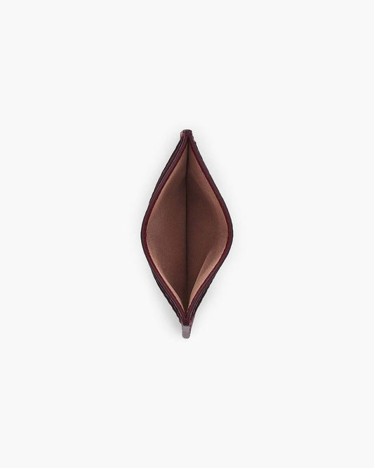 The Leather Card Case Cherry