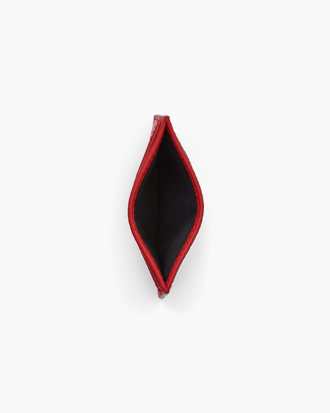 The Leather Card Case True Red
