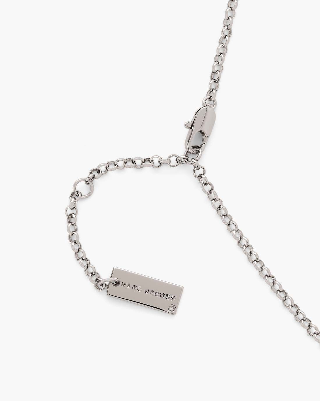 The Trinket Cluster Necklace Silver/Multi