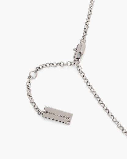 The Trinket Cluster Necklace Silver/Multi