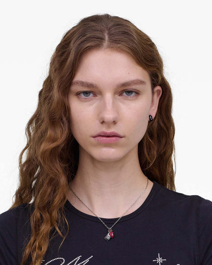 The Trinket Pendant Necklace Silver/Multi