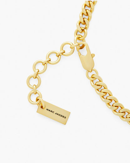 The Mini Icon Charm Necklace Light Antique Gold