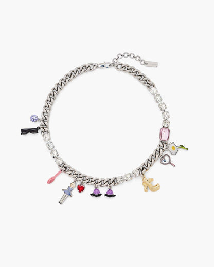 The Dollhouse Charm Necklace Silver/Multi
