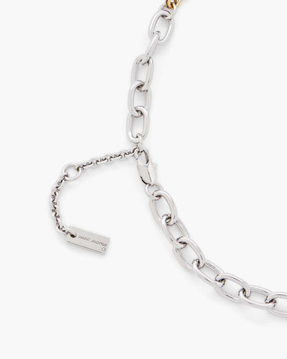 The Grunge Glam Charm Necklace Gold/Silver