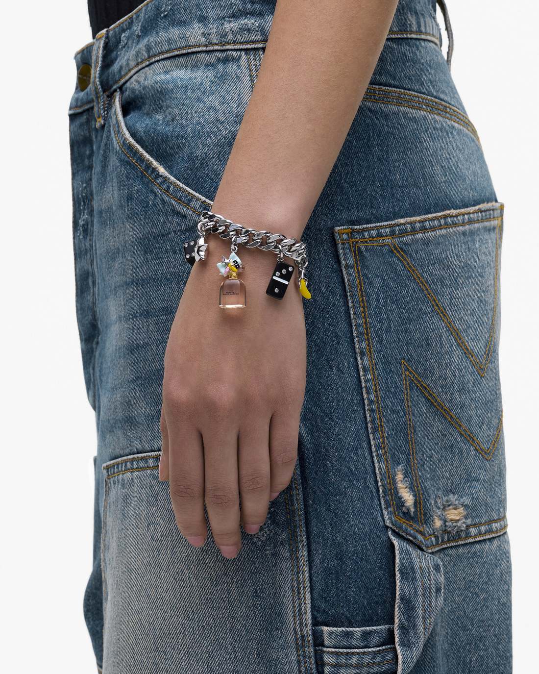 Perfect Charm Bracelet Silver/Pink Multi