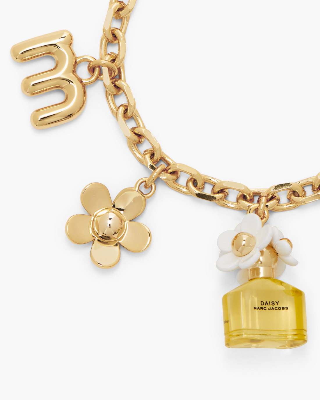 Daisy Charm Bracelet Gold/Yellow Multi