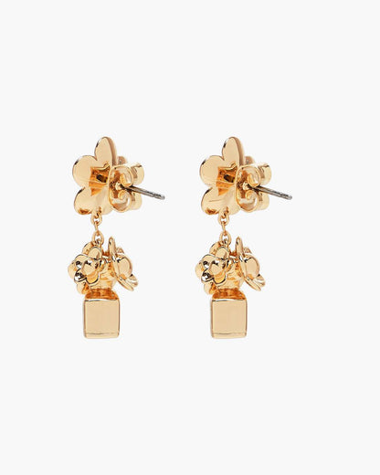 The Mini Icon Daisy Earrings Gold