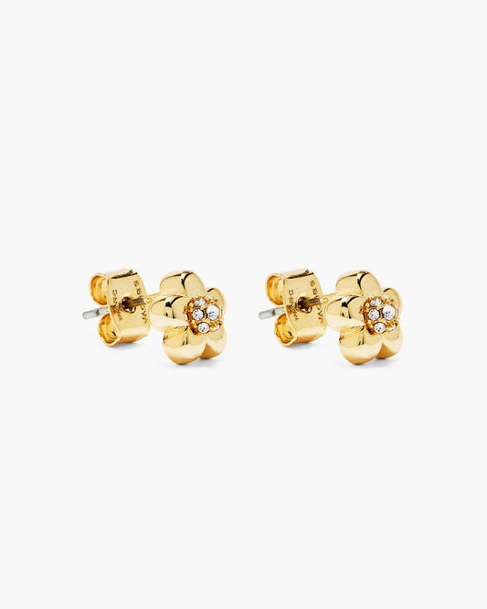 The Daisy Earrings Gold/Crystal