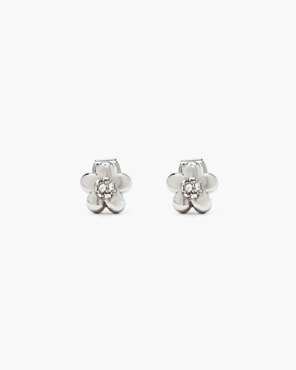 The Daisy Earrings Silver/Crystal