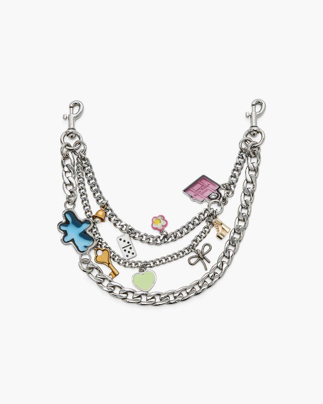 The Sticker Chain Shoulder Strap Nickel