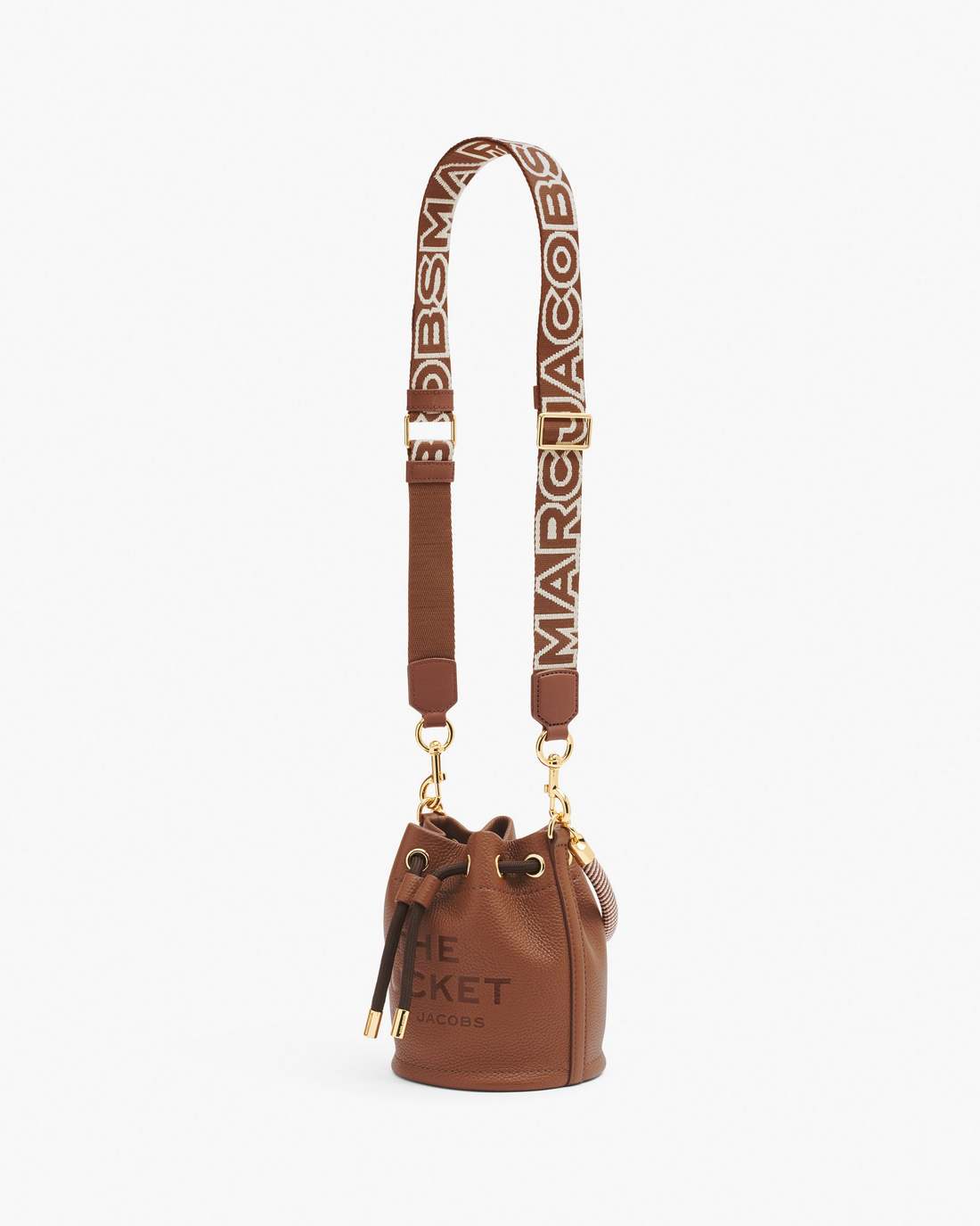 The Thin Outline Logo Webbing Strap Argan Oil Multi