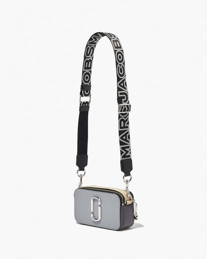 The Thin Outline Logo Webbing Strap Black/Silver