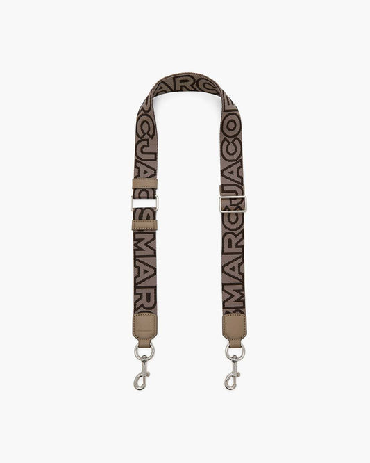The Thin Outline Logo Webbing Strap Cement Multi