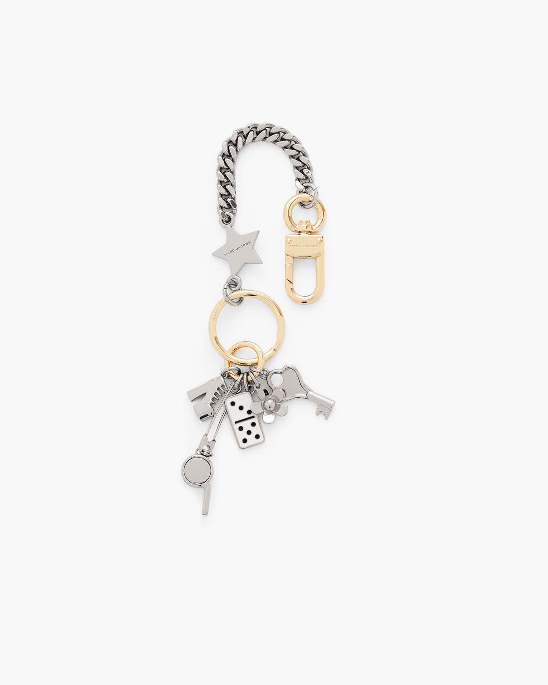 The Domino Effect Bag Charm Nickel