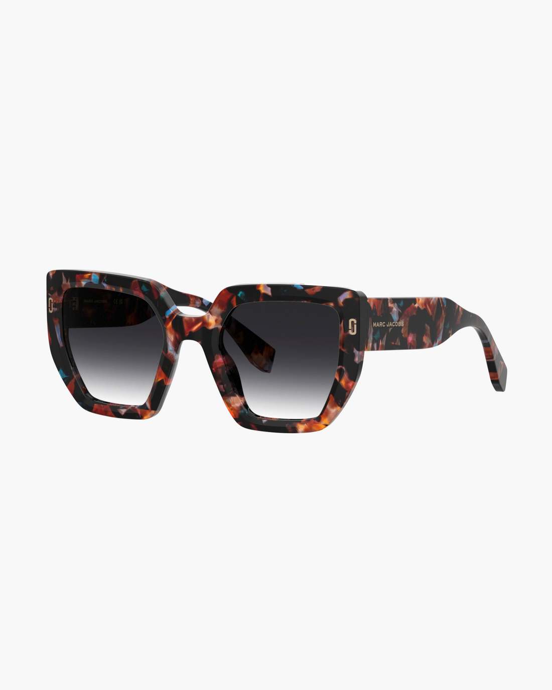 The J Marc Square Sunglasses Havana Multi