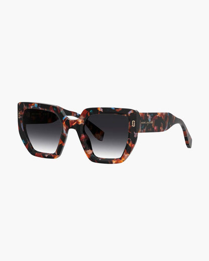 The J Marc Square Sunglasses Havana Multi