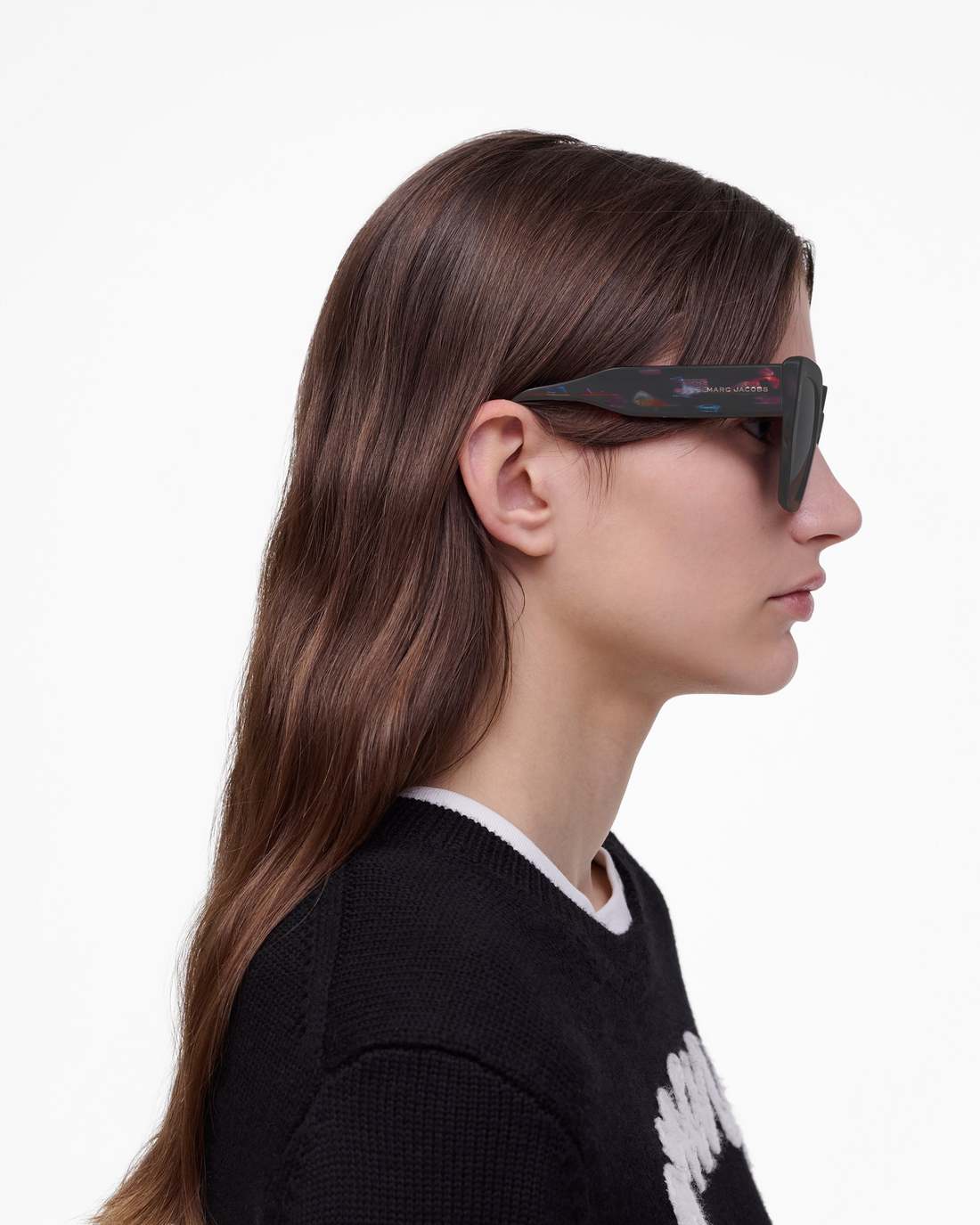 The J Marc Square Sunglasses Havana Multi